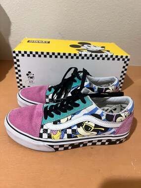 Vans x Disney Old Skool 80s Mickey Mouse Anniversary Collection Shoes